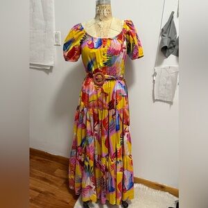 FARM Rio Vibrant Multicolor Maxi Dress
